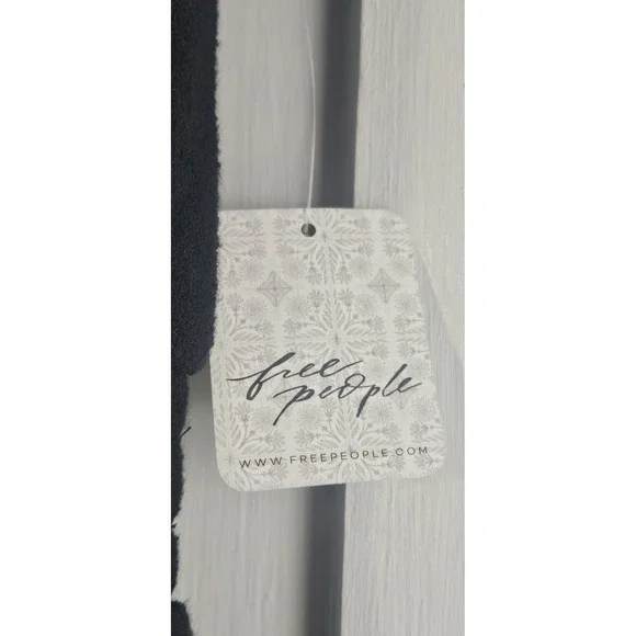 NWT Free People Beach Rita One Piece Jumpsuit Black Pockets Short Sleeve Small